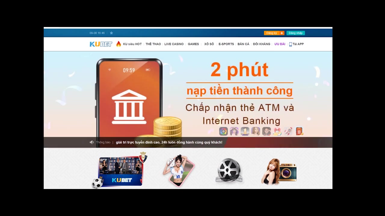 Nạp rút linh hoạt chỉ trong 2 phút
